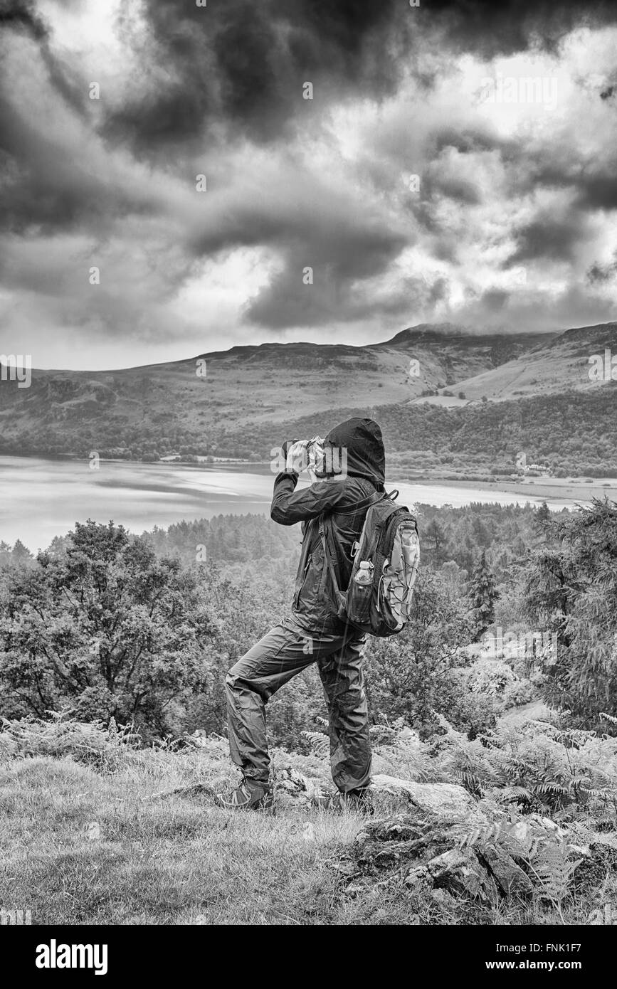 Photography viewpoint in Black & White Stock Photo