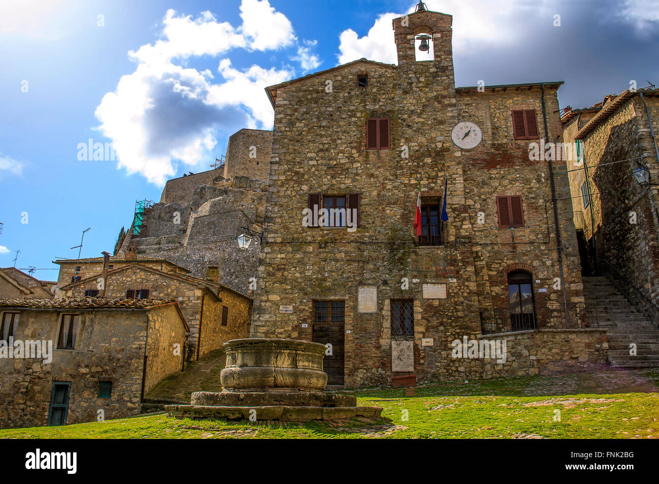 Italy Tuscany val D'Orcia Castiglione d'Orcia Stock Photo - Alamy