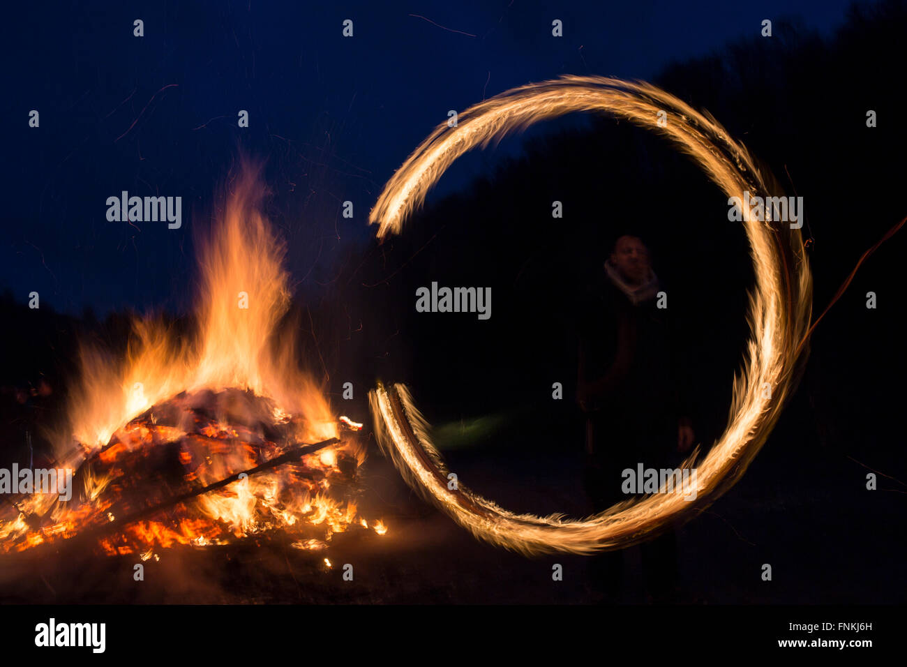 Ritual at night hi-res stock photography and images - Alamy