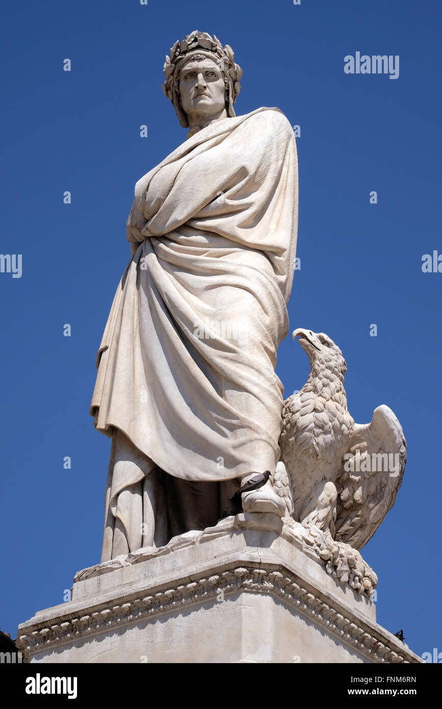 Statue poet dante alighieri hi-res stock photography and images - Alamy