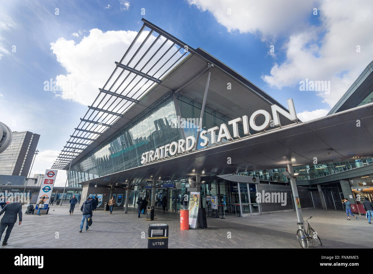 stratford station Stock Photo Alamy