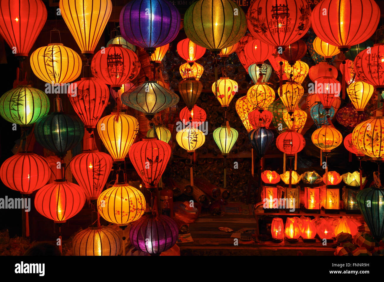 Here are a lot of red and beautiful Chinese lantern Stock Photo - Alamy