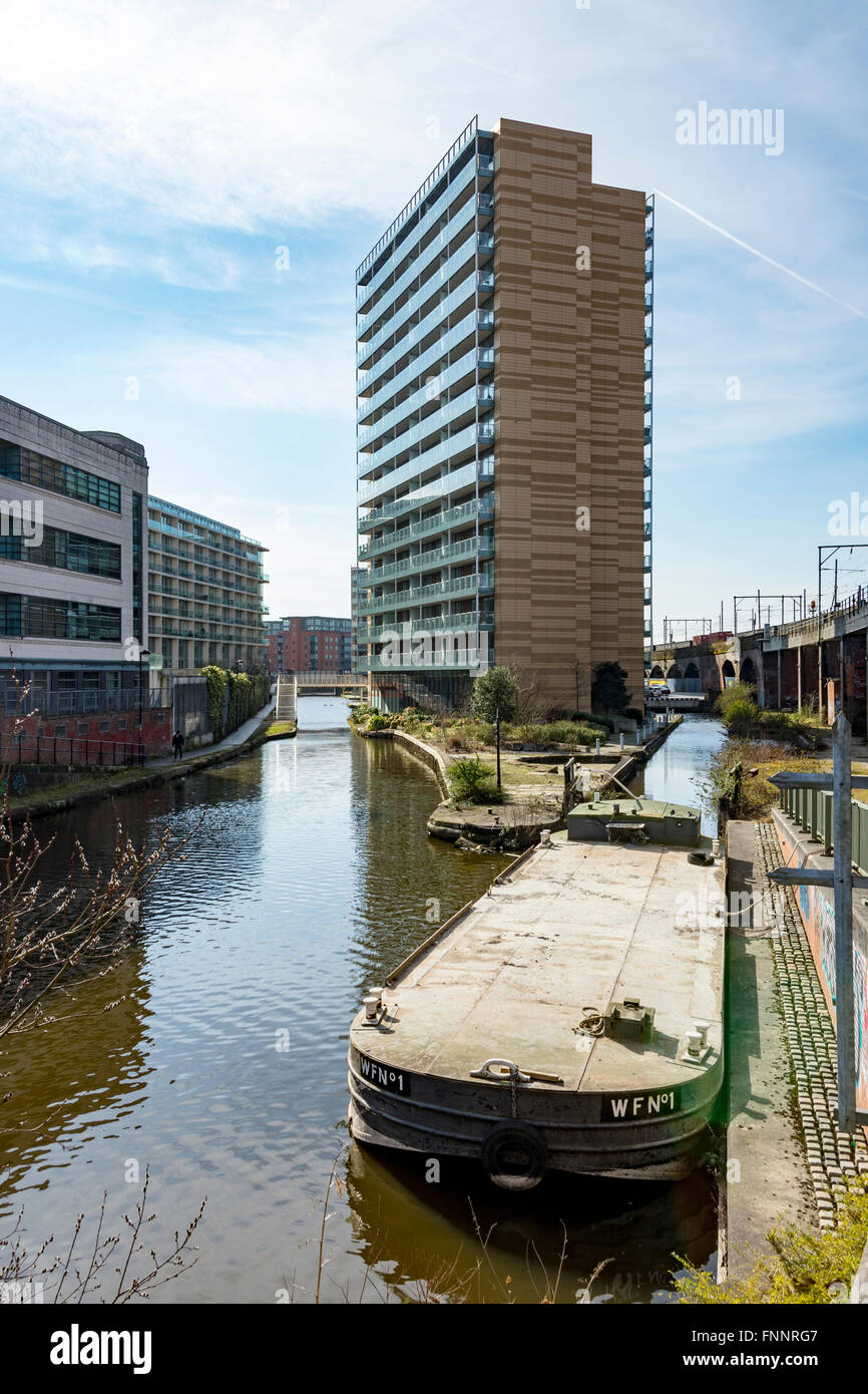One of the St. Island apartment blocks, and the Bridgewater