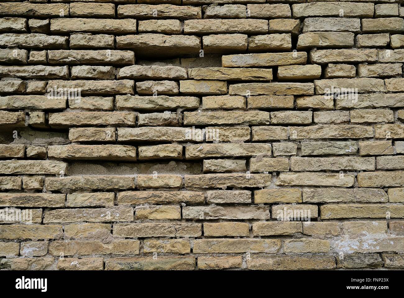 Decadent bricks wall Stock Photo