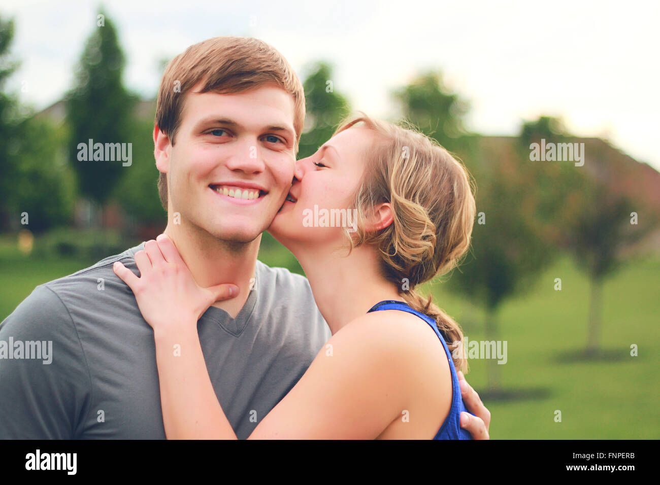 Lovely kiss hi-res stock photography and images - Alamy