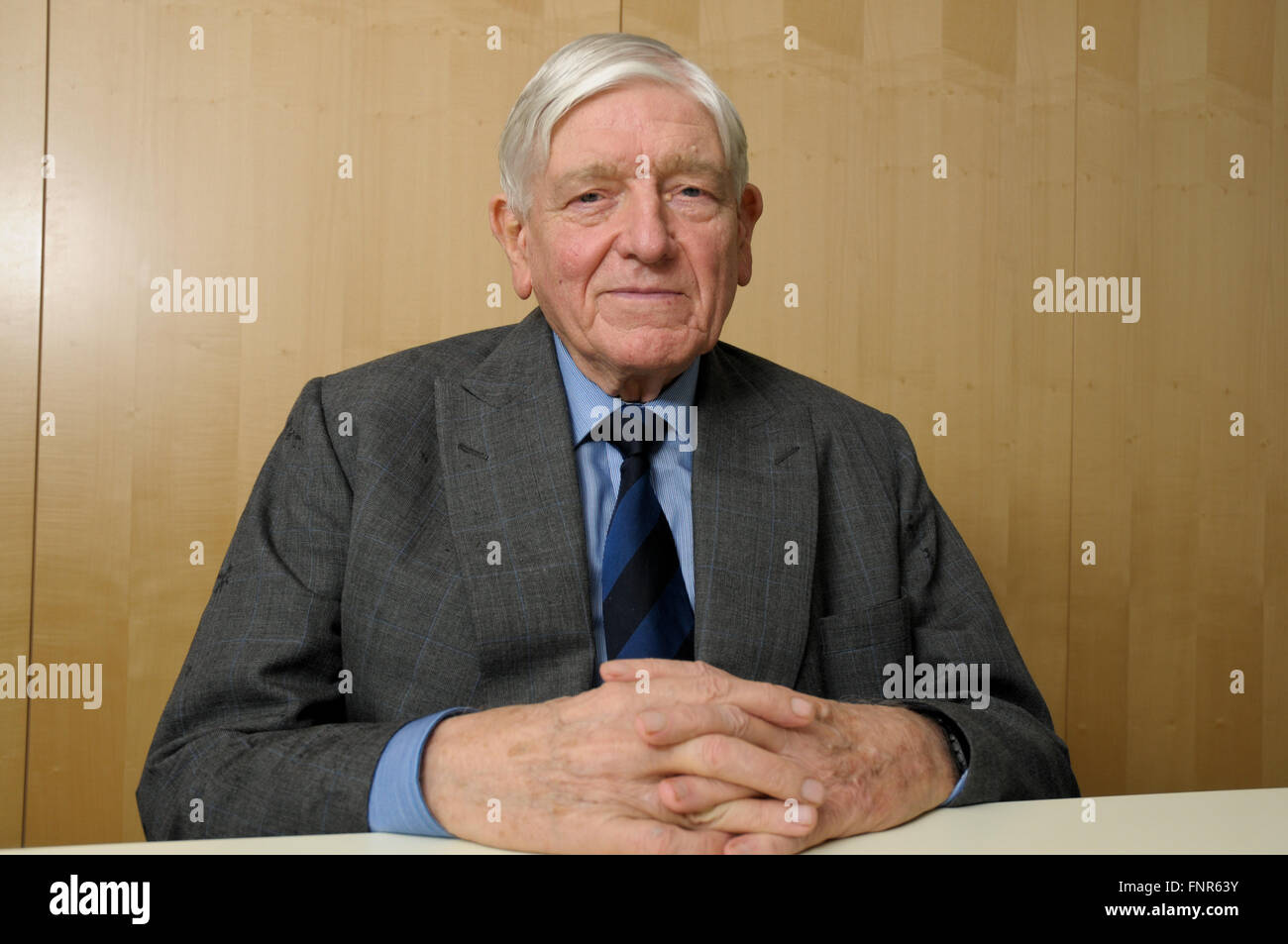 Sir Maurice Flanagan was a British businessman, the founding CEO of Emirates and the executive vice-chairman of Emirates. Stock Photo