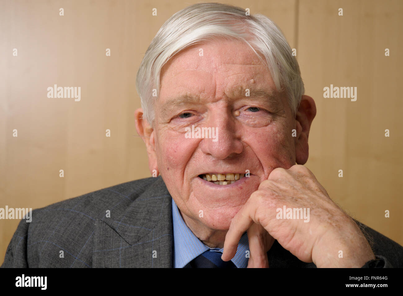 Sir Maurice Flanagan was a British businessman, the founding CEO of Emirates and the executive vice-chairman of Emirates. Stock Photo