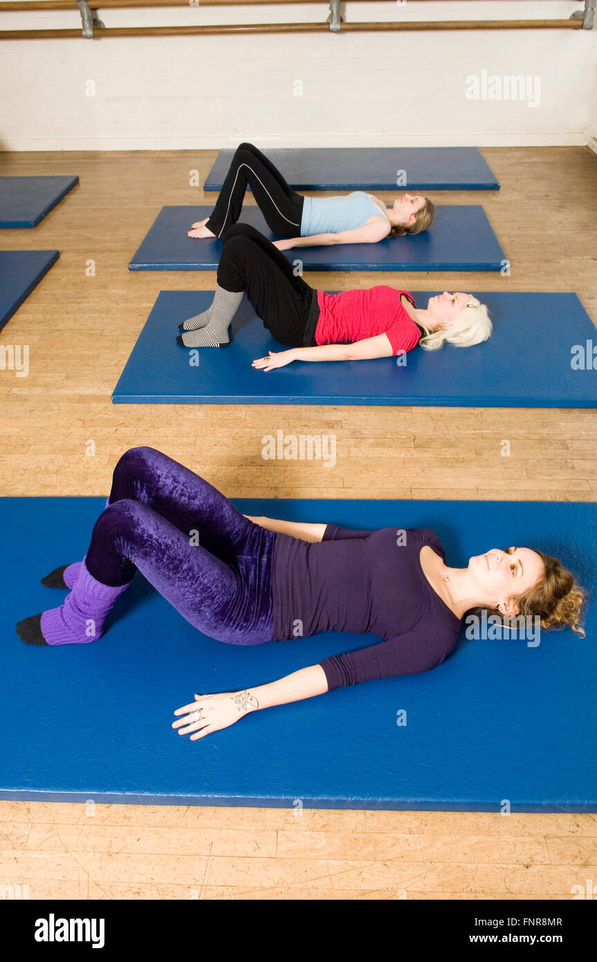 Pilates Supine start position 