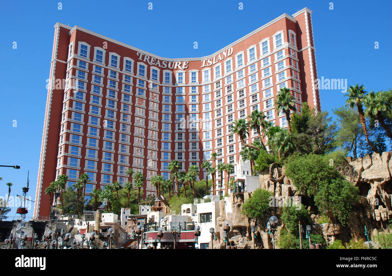 Treasure Island Resort And Casino Las Vegas Nevada Usa Stock Photo