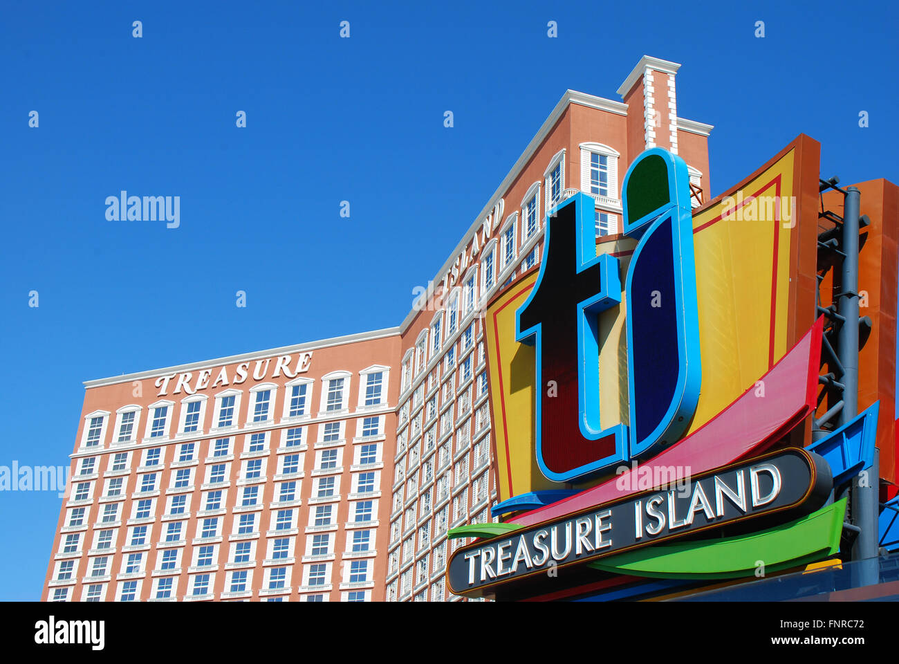 Treasure Island Casino in Las Vegas Nevada USA Stock Photo - Alamy
