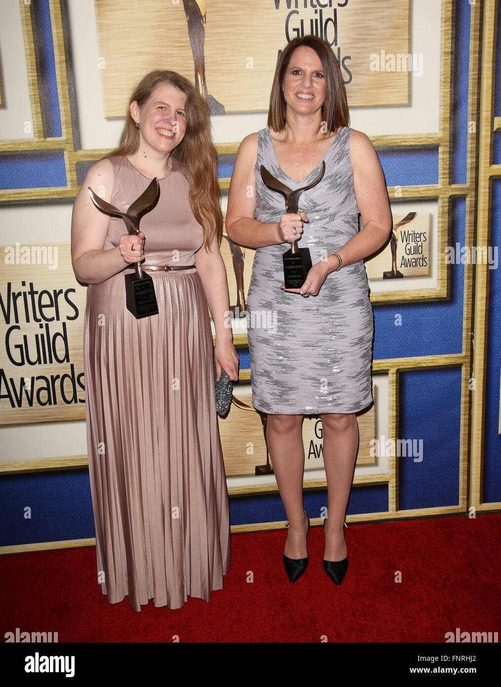 2016 Writers Guild Awards at Hyatt Regency Century Plaza Press Room