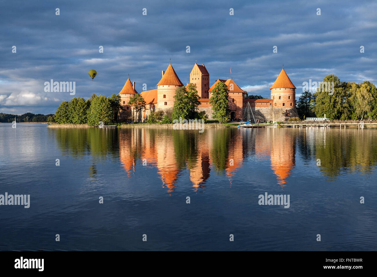 Trakai Island Castle Stock Photo