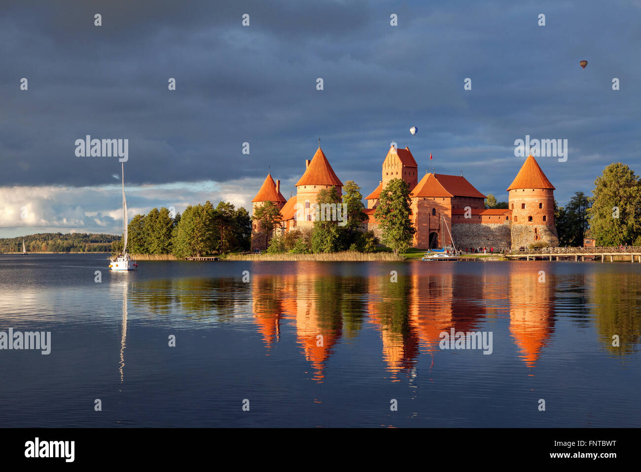 Trakai Island Castle Stock Photo
