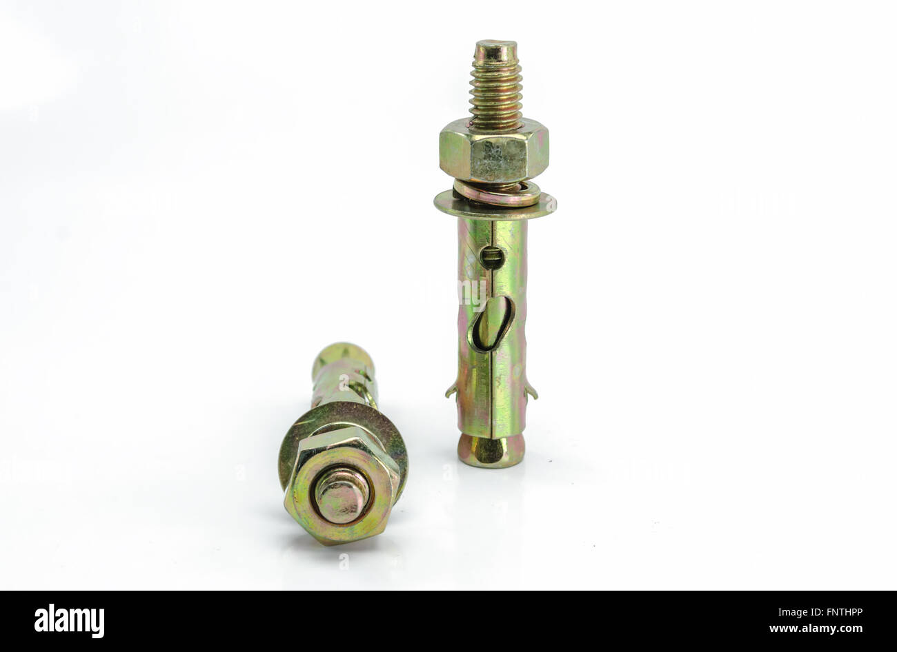 Concrete anchor bolt high strength on white background Stock Photo Alamy