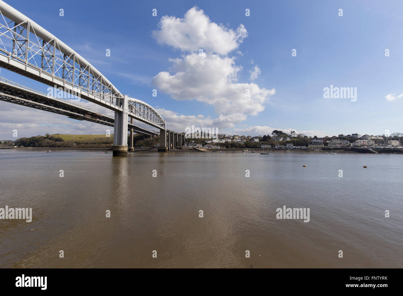 River Tamar taken from the Saltash side Stock Photo Alamy