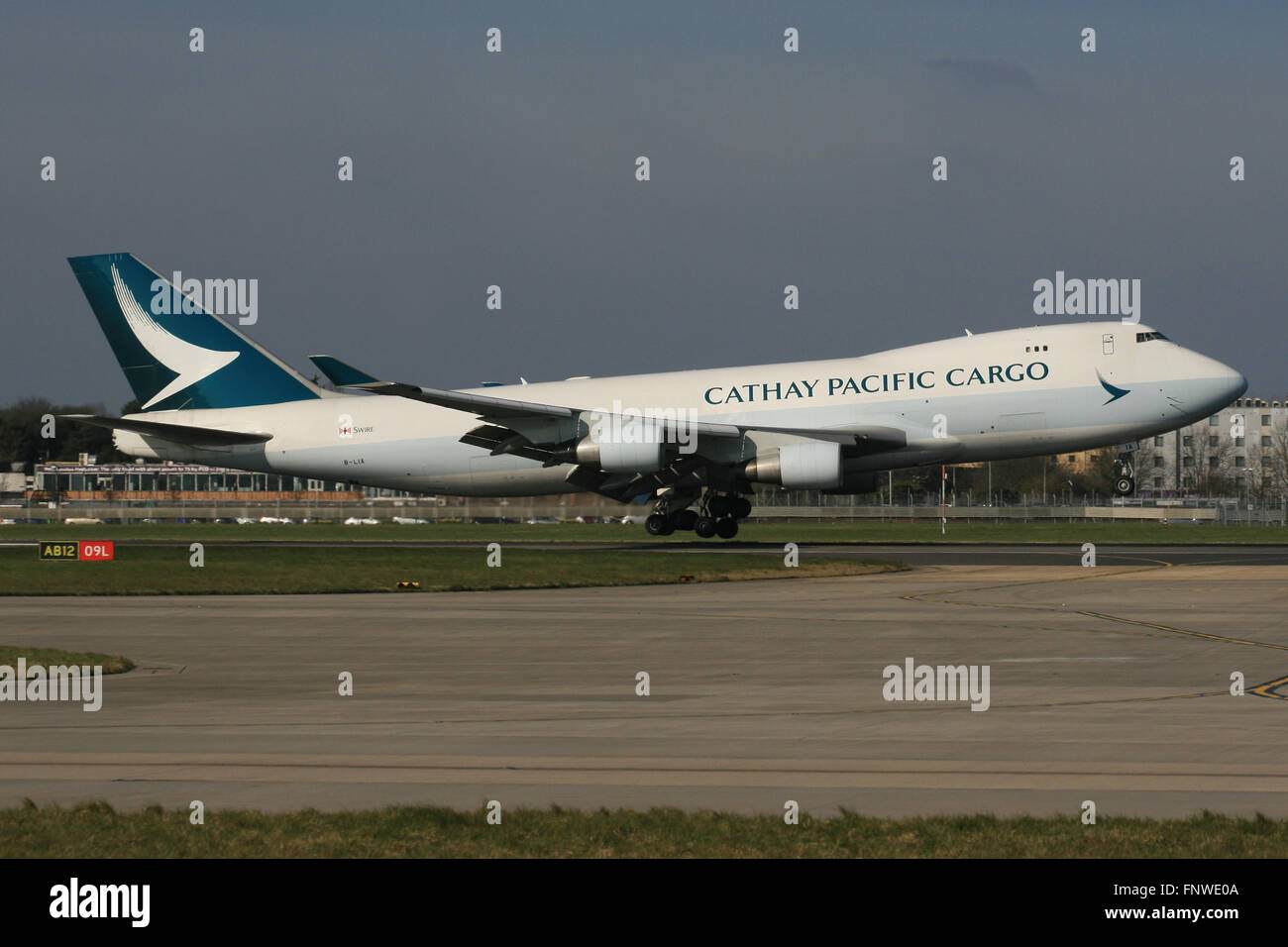 CATHAY PACIFIC CARGO 747 400 SWIRE GROUP HONG KONG Stock Photo