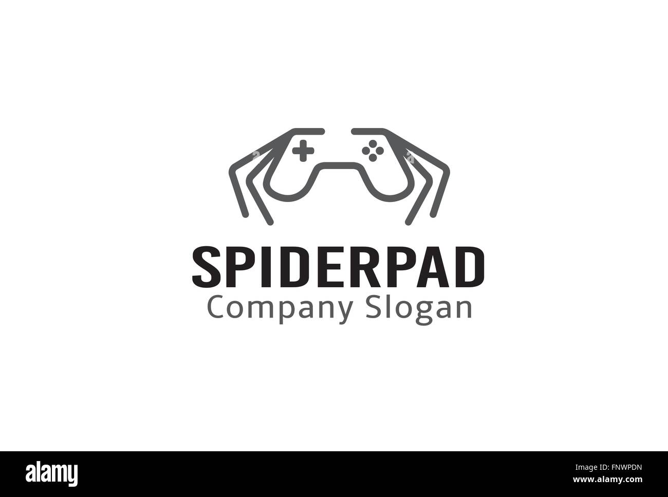 Spider Pad Design Illustration Stock Vector