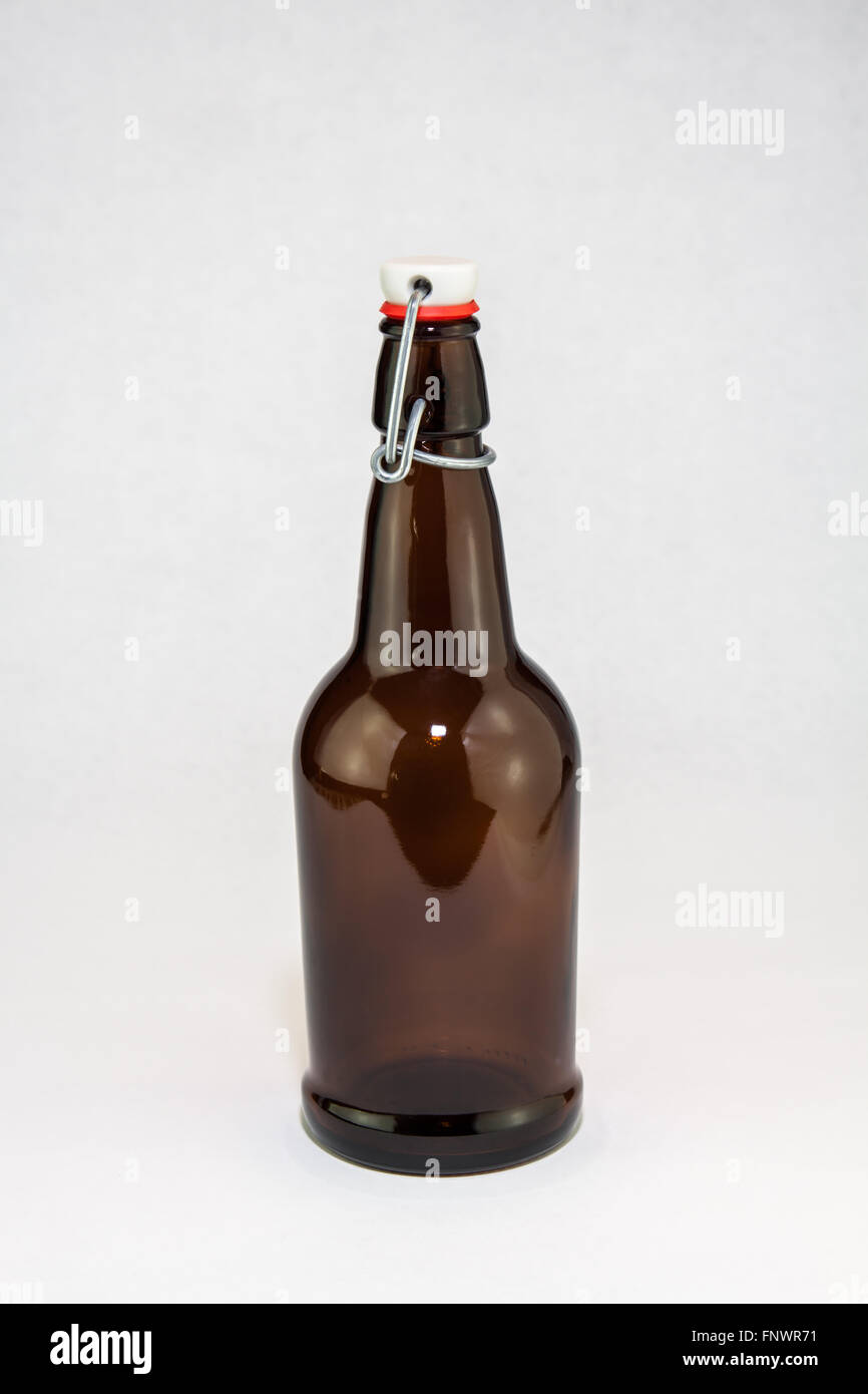 Home brew beer bottles Stock Photo Alamy