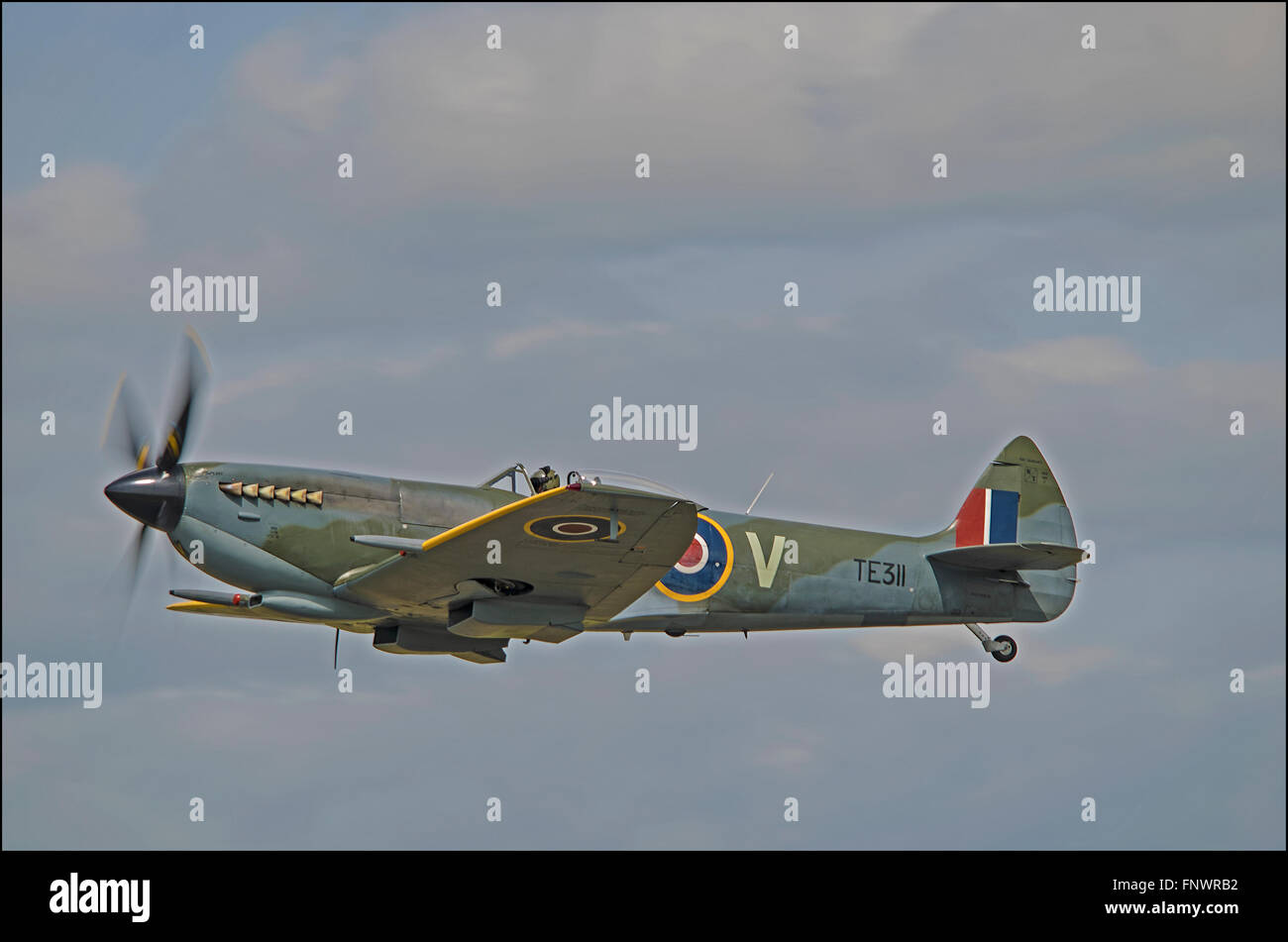 World War 2 Spitfire Stock Photo