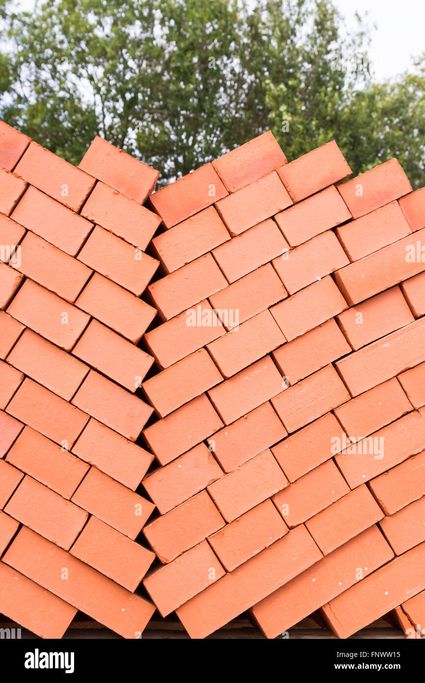 The Red Brick Building On The Basis Of Stock Photo Alamy
