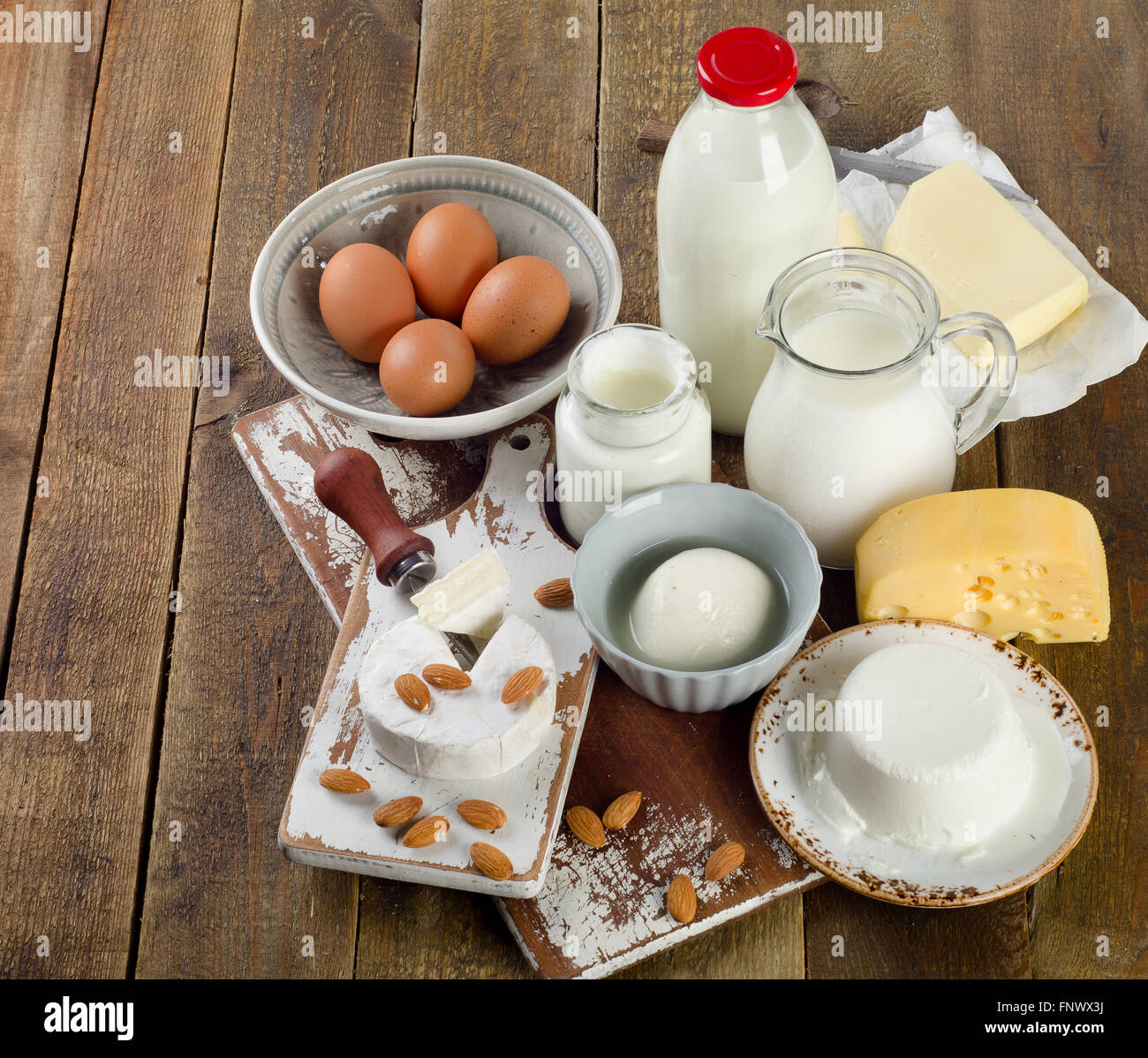 Healthy diet dairy products hi-res stock photography and images - Alamy