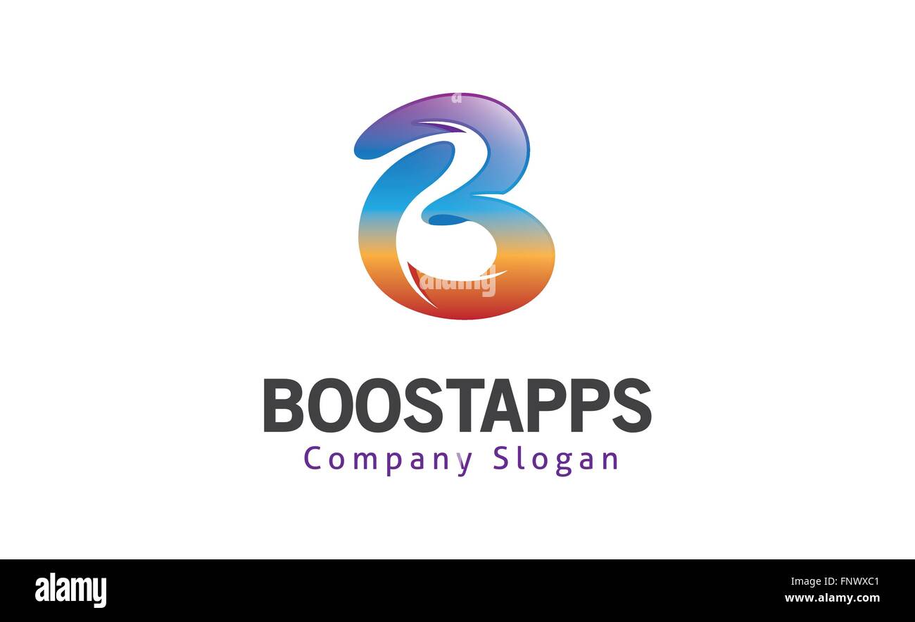 Boost Apps Design Illustration Stock Vector