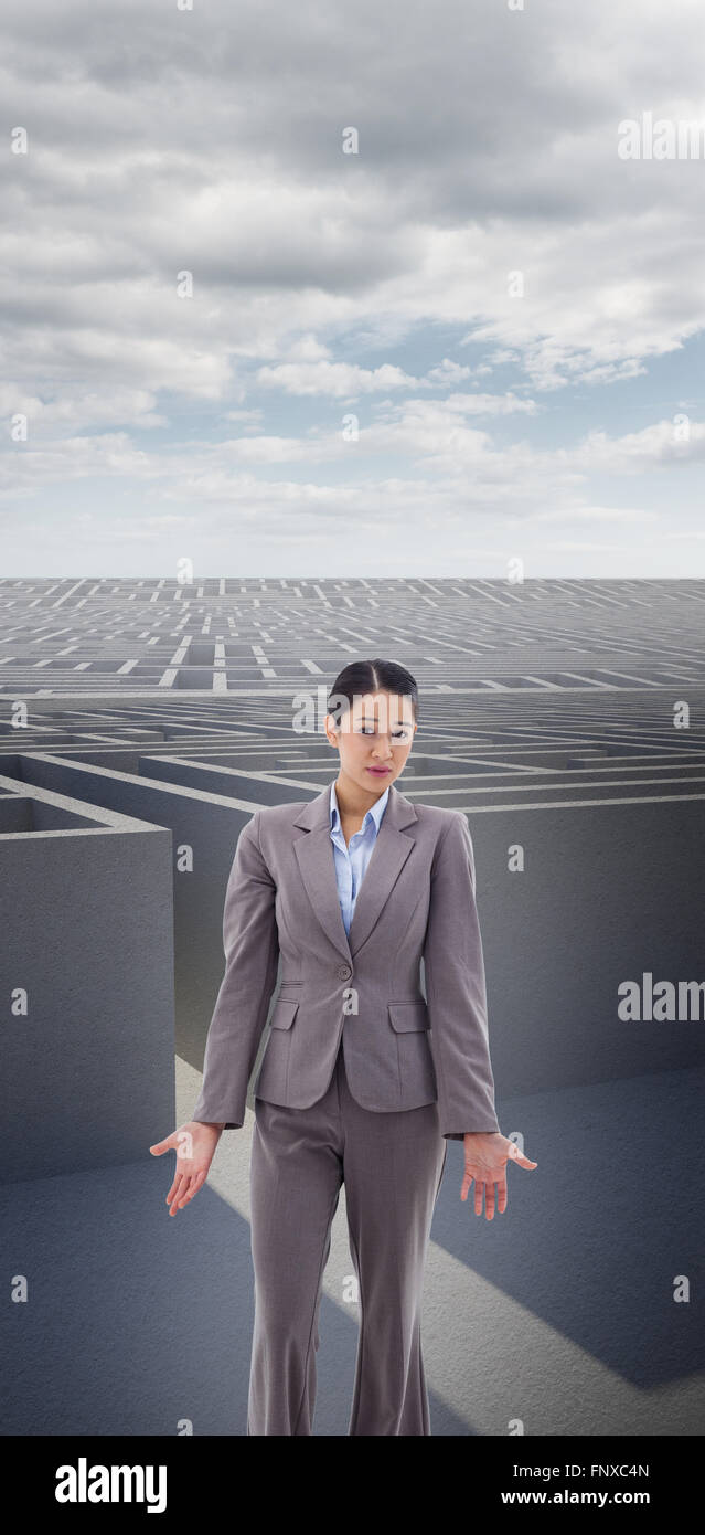 Confused woman puzzle hi-res stock photography and images - Alamy