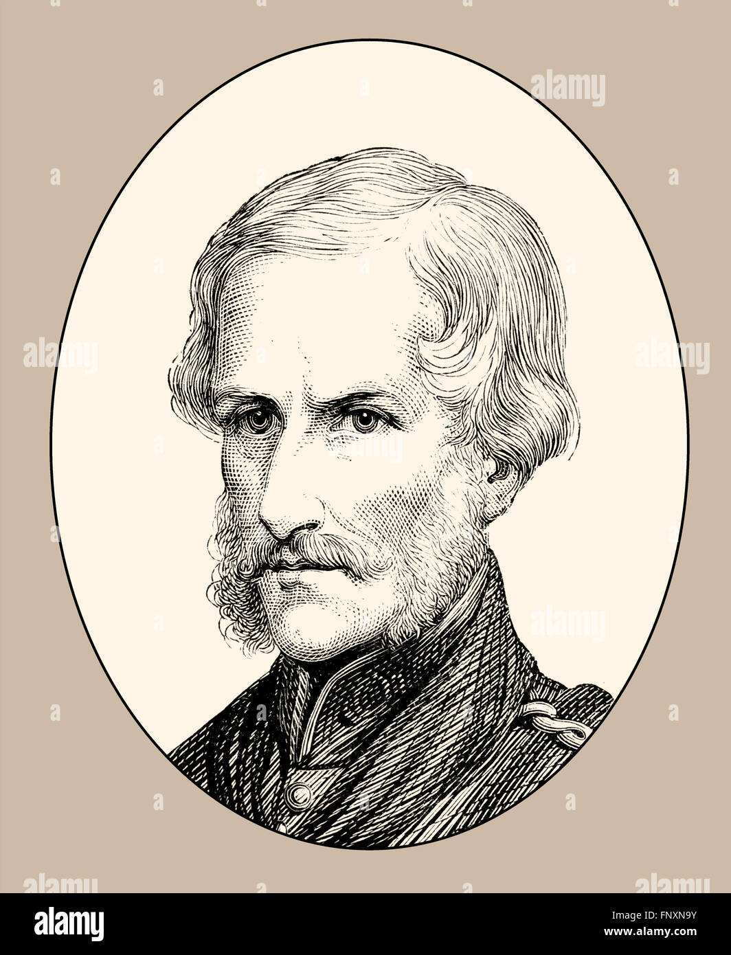 Major General Sir Henry Havelock, 1795-1857, a British general Stock Photo