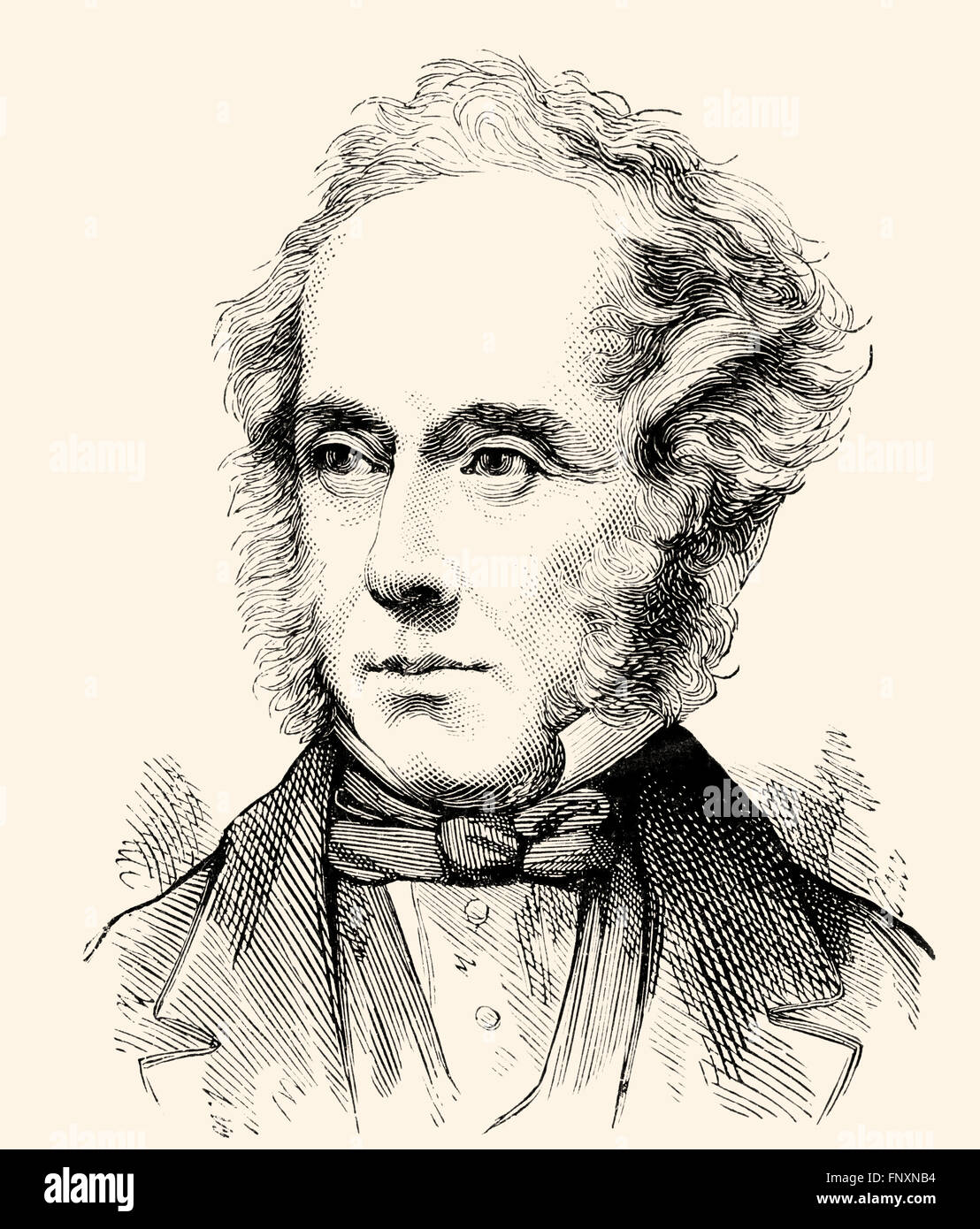Lord Henry John Temple, 3rd Viscount Palmerston, 1784 - 1865, British statesman and Prime Minister, Lord Henry John Temple, 3. V Stock Photo