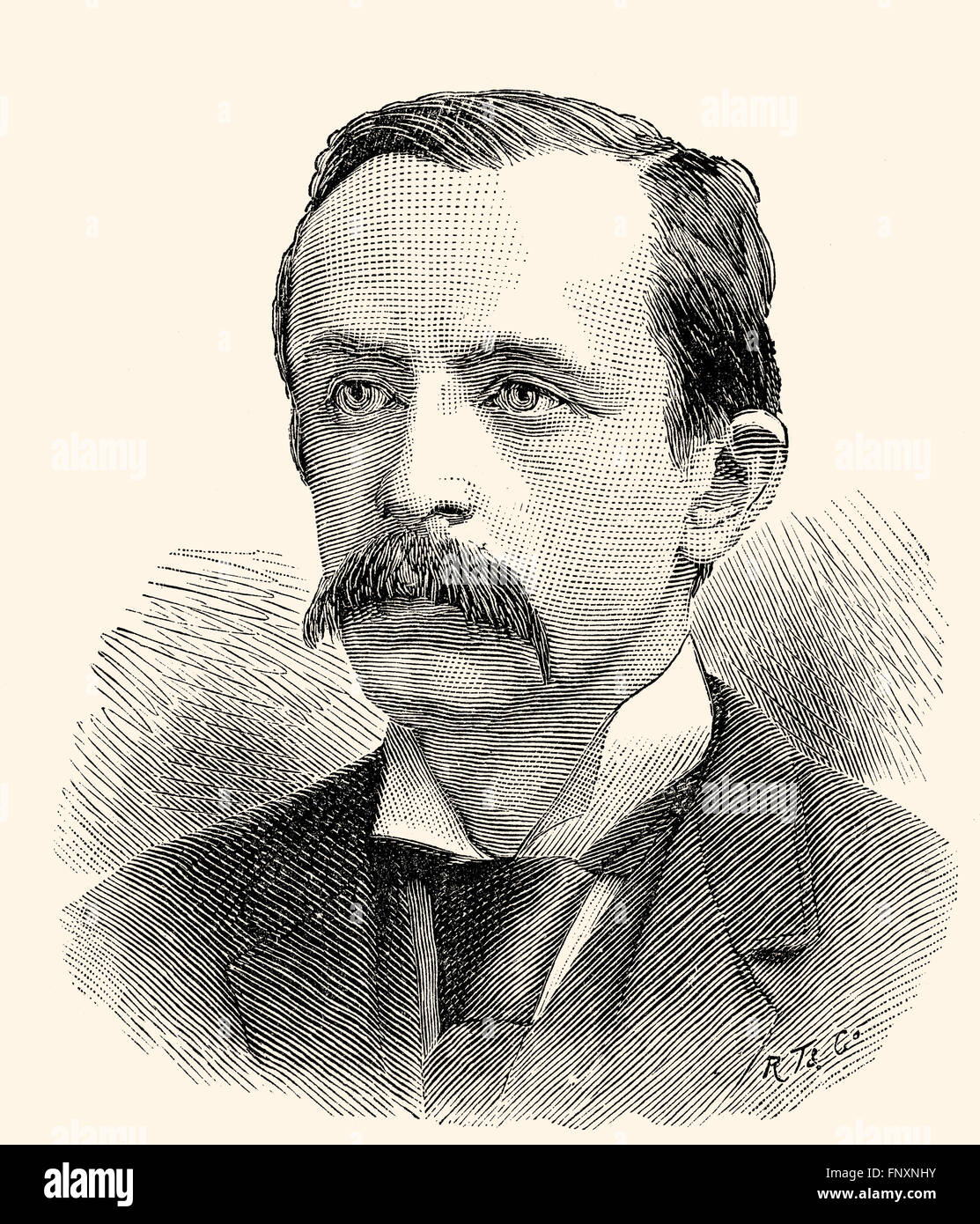 Sir James Matthew „J. M.“ Barrie, 1st Baronet, 1860-1937, a Scottish novelist and playwright, the creator of Peter Pan Stock Photo