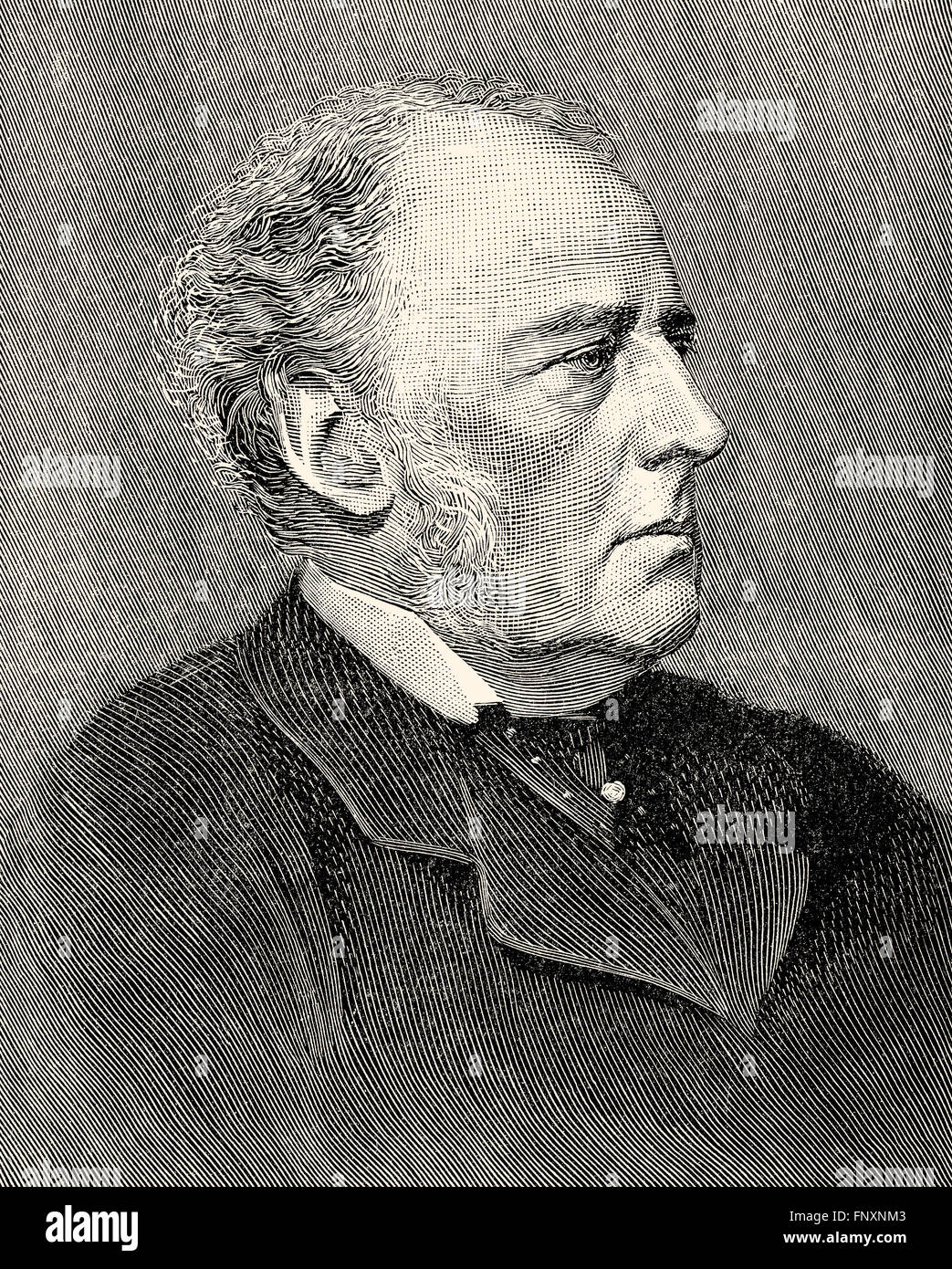 Sir John Everett Millais, 1st Baronet, 1829-1896, an English painter and illustrator Stock Photo