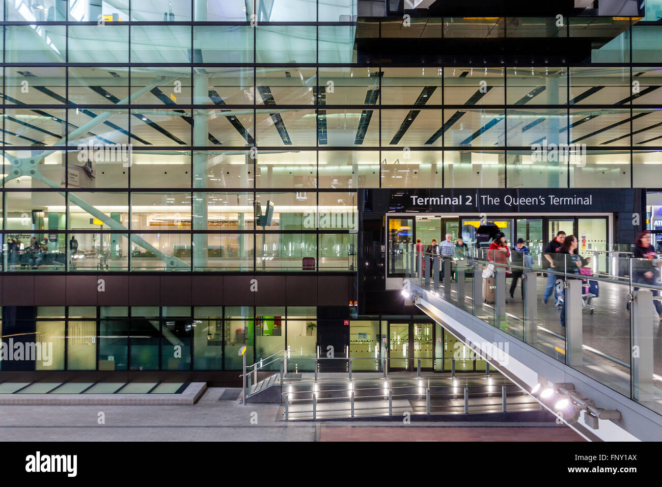 Heathrow Airport (Terminal 2), London, England Stock Photo