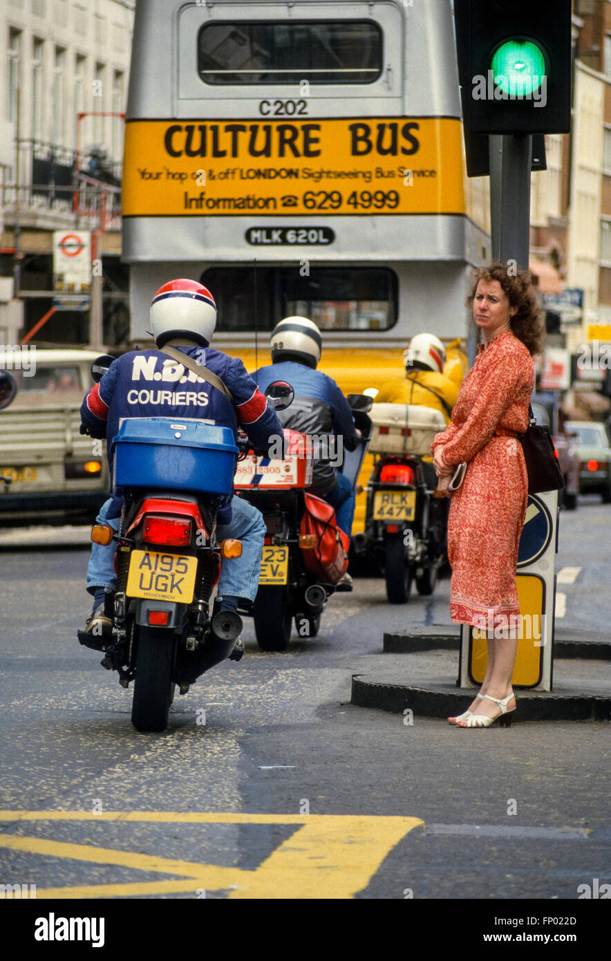 Bike courier london lights hires stock photography and images Alamy