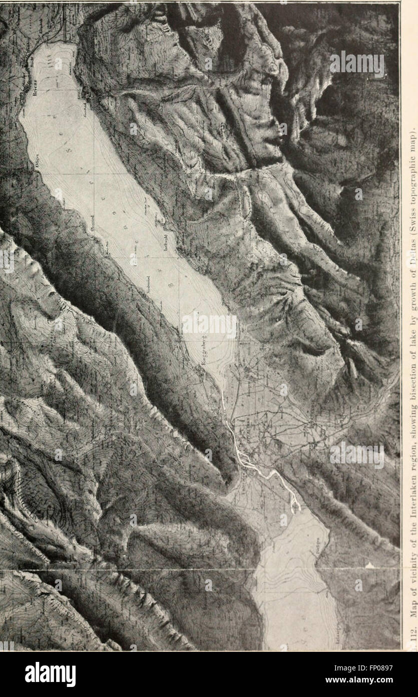 Physical map new york state hi res - The Physical Geography Of New York State 1902 FP0897