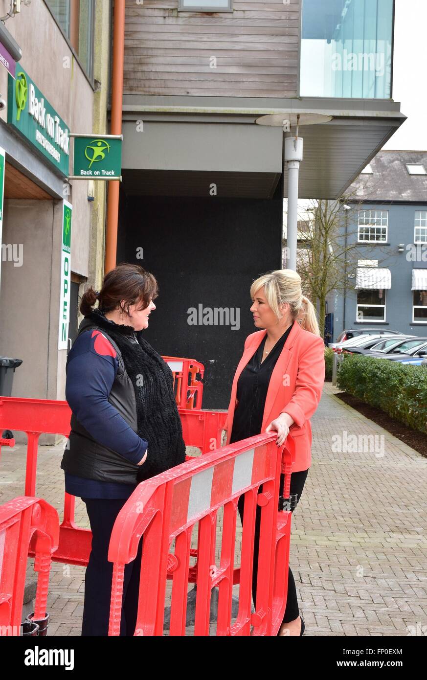 Dungannon, UK. 16th Mar, 2016. Michelle O'Neill Minister of Agriculture