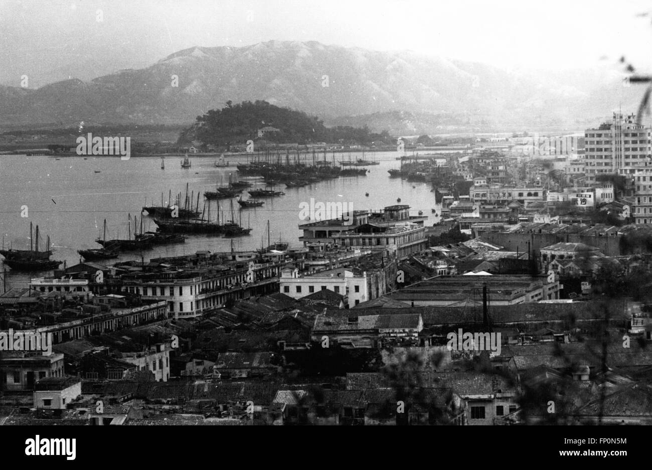 1962 - MACAO Inner Harbor © Keystone Pictures USA/ZUMAPRESS.com/Alamy Live News Stock Photo