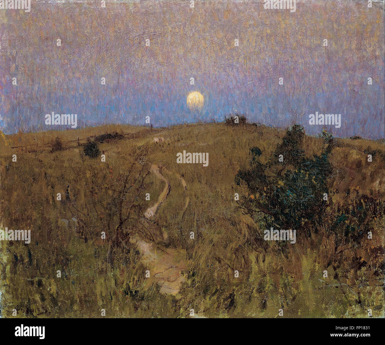 David Davies Moonrise Stock Photo Alamy