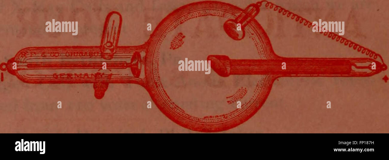 Roentgen induction coils and other Xray apparatus (1903 Stock Photo