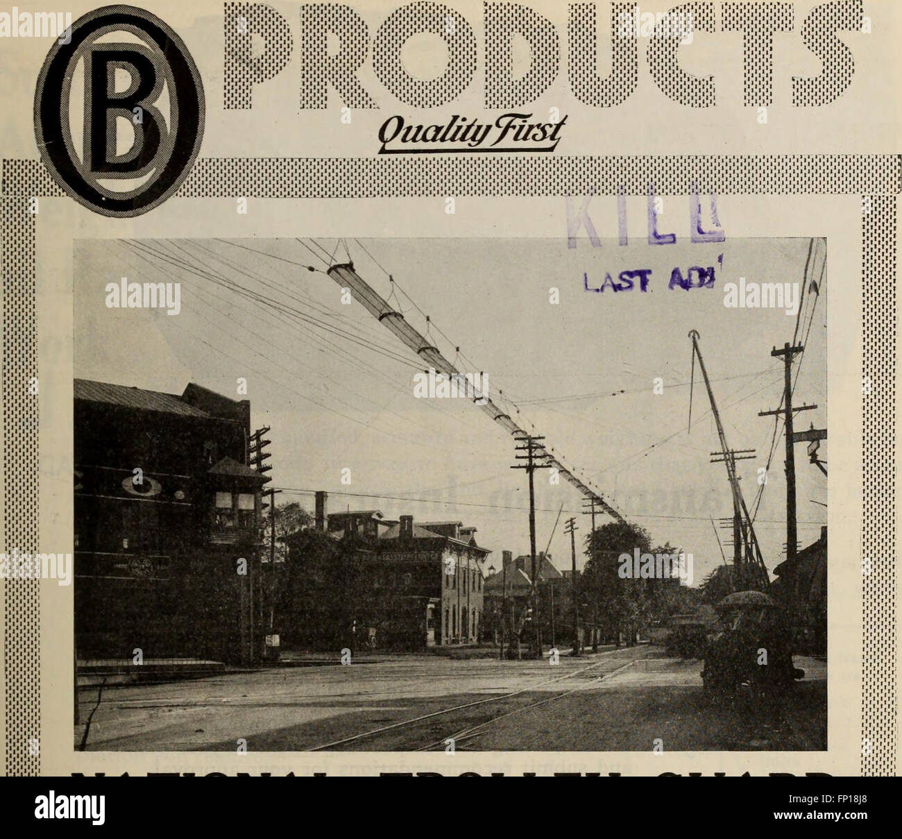 Canadian transportation and distribution management (1921 Stock Photo