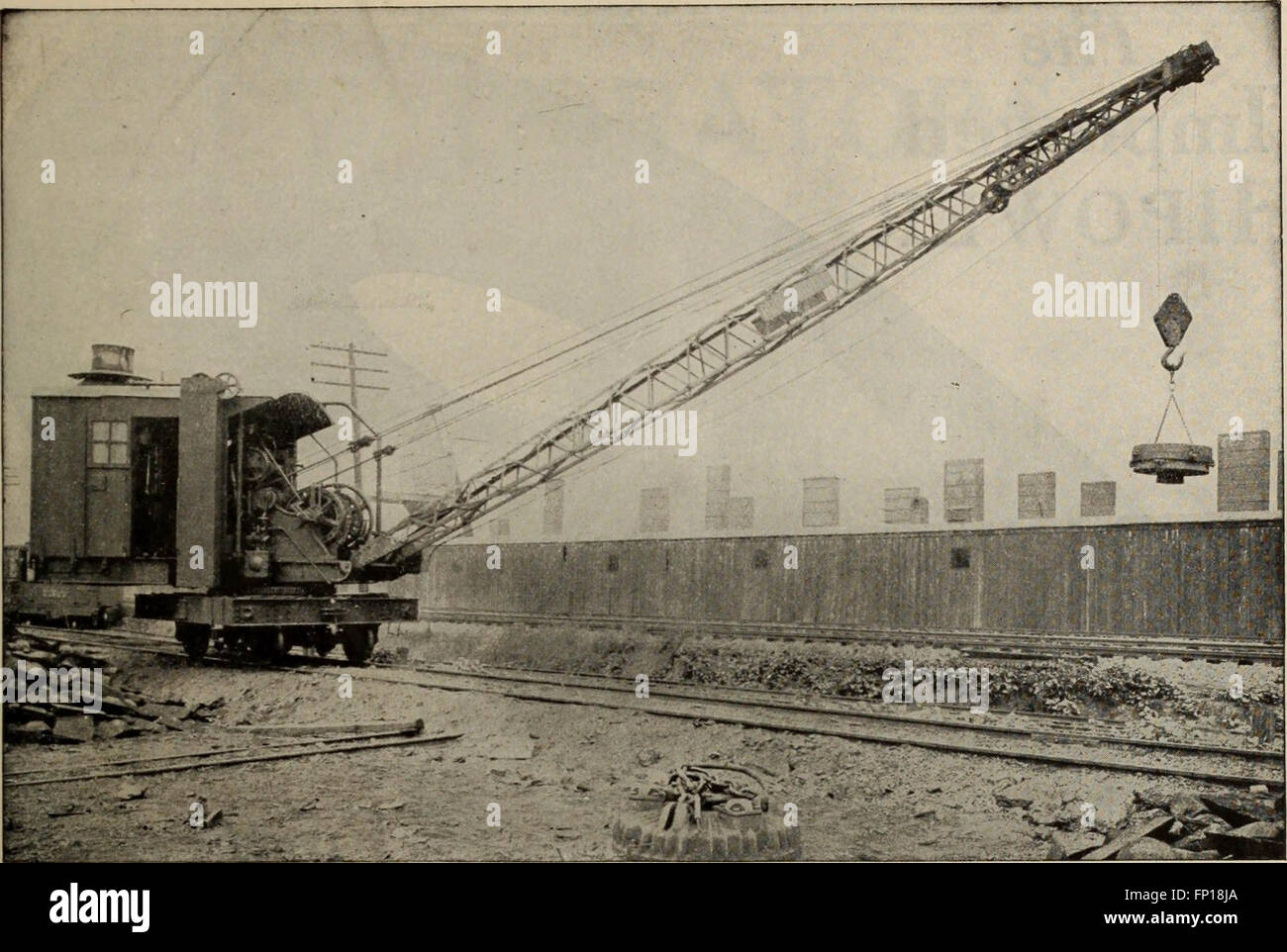 Canadian transportation and distribution management (1921 Stock Photo