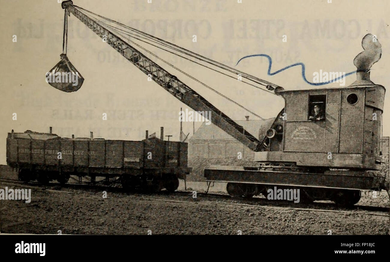 Canadian transportation and distribution management (1921 Stock Photo