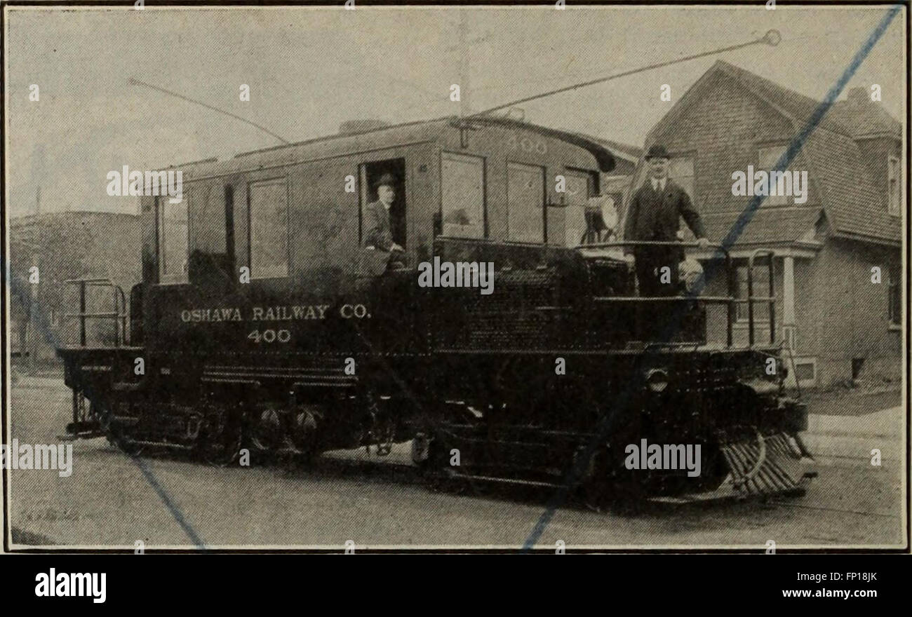 Canadian transportation and distribution management (1921 Stock Photo