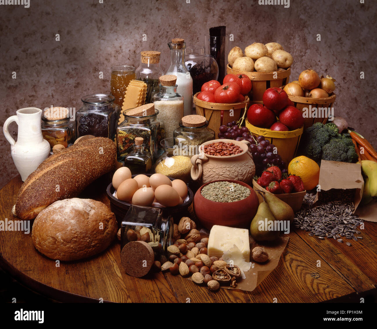 food display Stock Photo