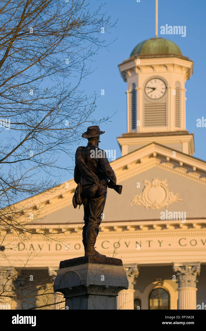 Civil War Common Confederate Soldier Statue, Lexington, NC Dedicated