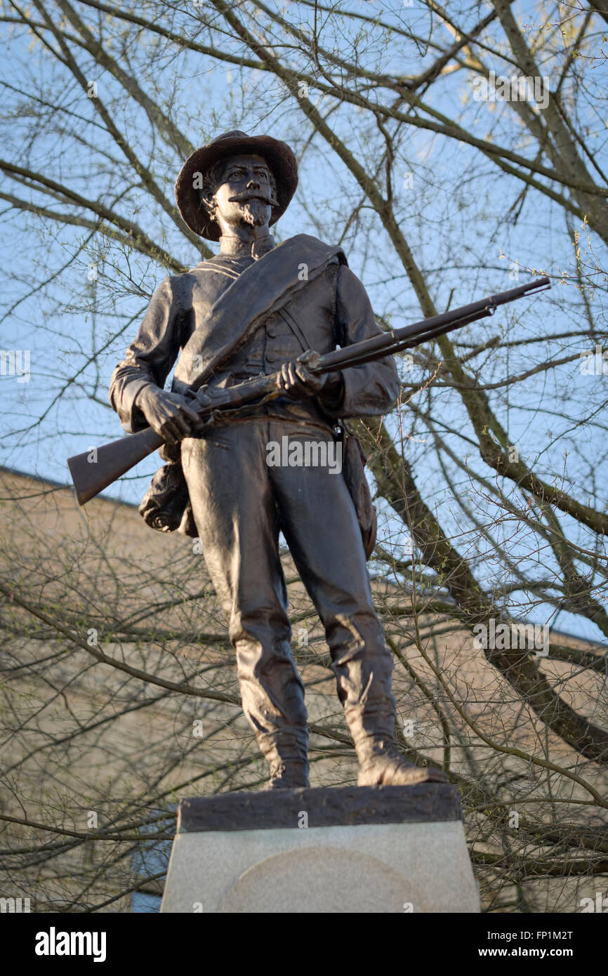 Civil War Common Confederate Soldier Statue, Lexington, NC Dedicated