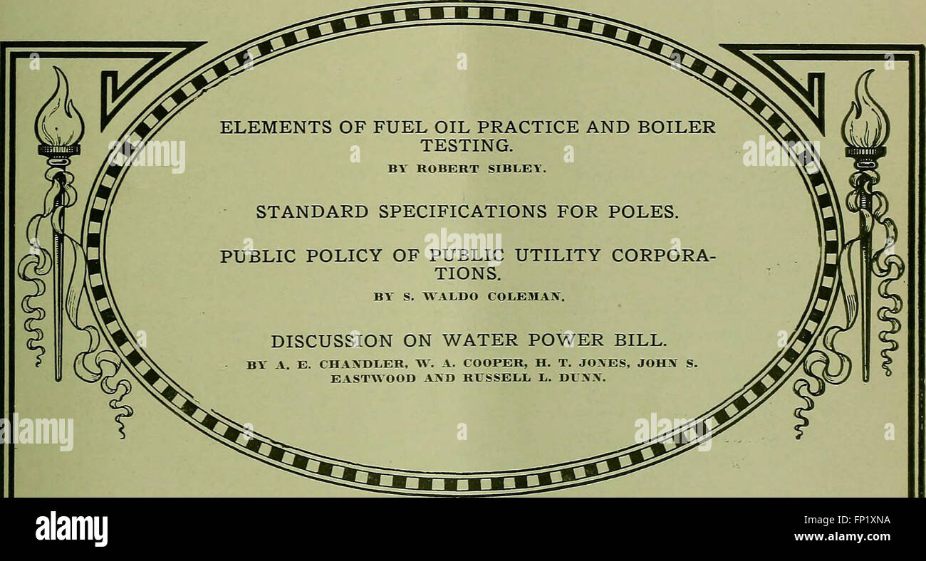 Journal of electricity, power, and gas (1914 Stock Photo Alamy