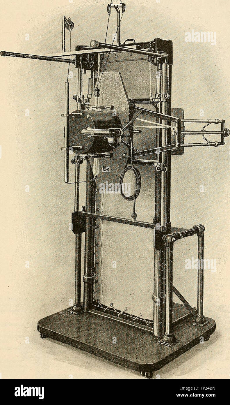 Principles of electro-medicine, electrosurgery and radiology - a practical treatise for students and practitioners. With chapters on mechanical vibration and blood pressure technique (1917) Stock Photo