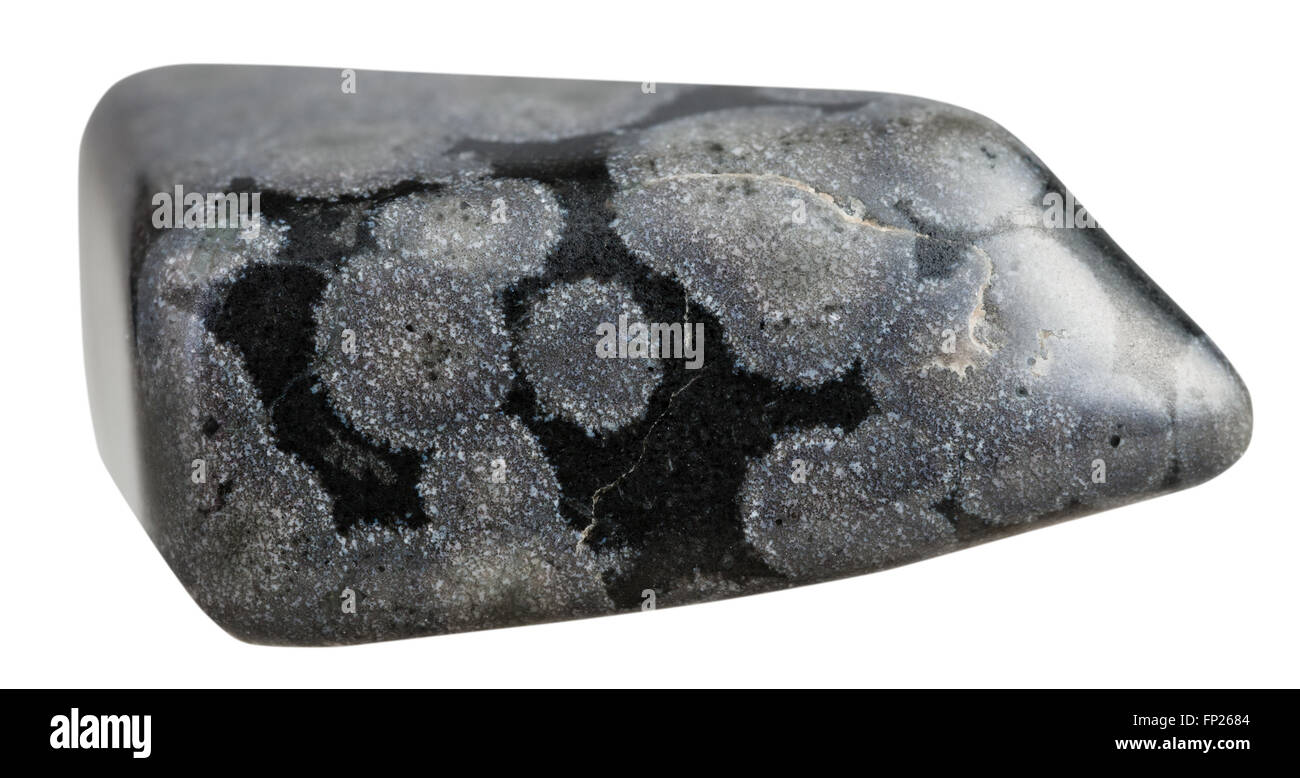 macro shooting of natural gemstone polished Variolite mineral gem