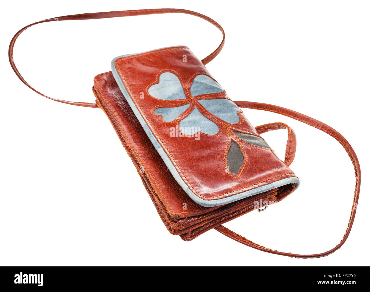 Clutch Bag - White Black Floral
