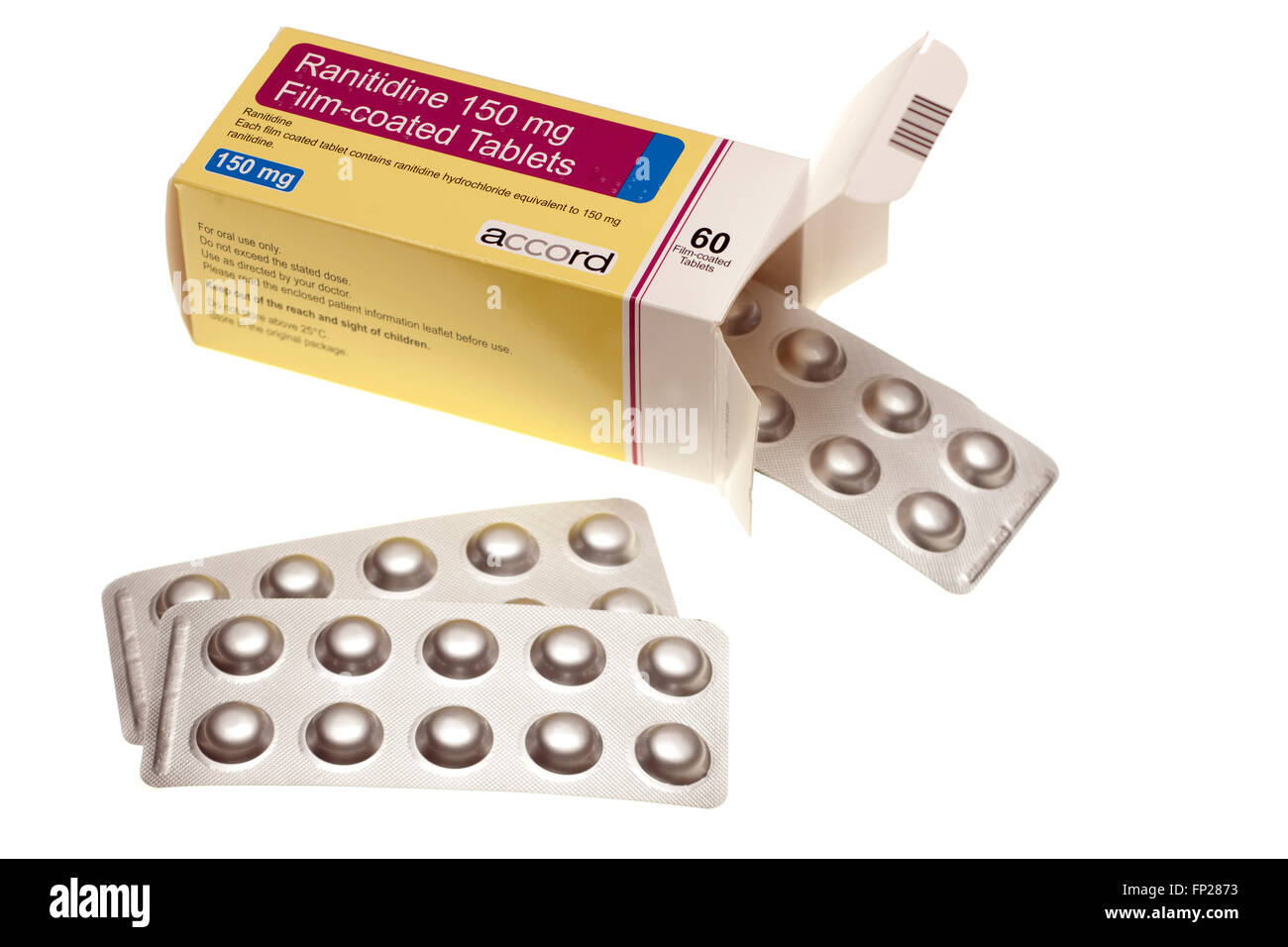 Box of 60 Ranitidine film-coated 150mg tablets Stock Photo - Alamy